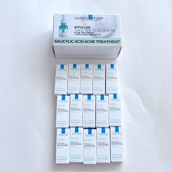 La Roche Posay Effaclar Salicylic Acid Acne Treatment Box of 15 Tubes 0.10 fl oz - Picture 1 of 8